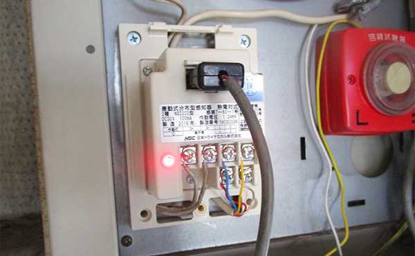 工事事例 - 自動火災報知設備 差動式分布型感知器 熱電対式