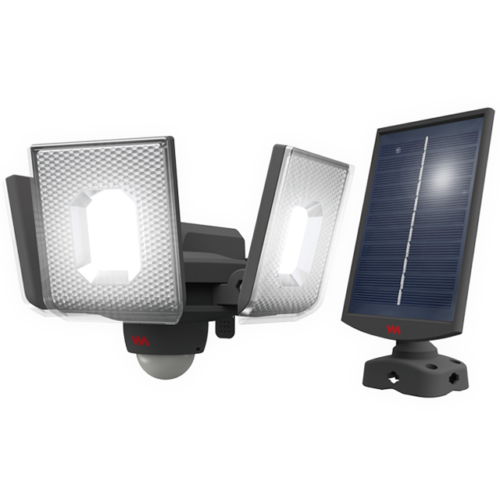 足柄防災の取扱商品。7.5W スライド型 LED ソーラーセンサーライト S-340L