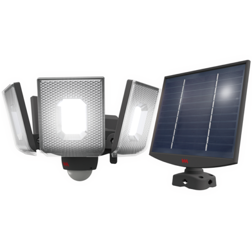 足柄防災の取扱商品。7.5W スライド型 LED ソーラーセンサーライト S-400L
